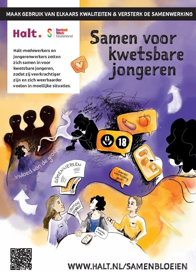 Poster Samenbloeien